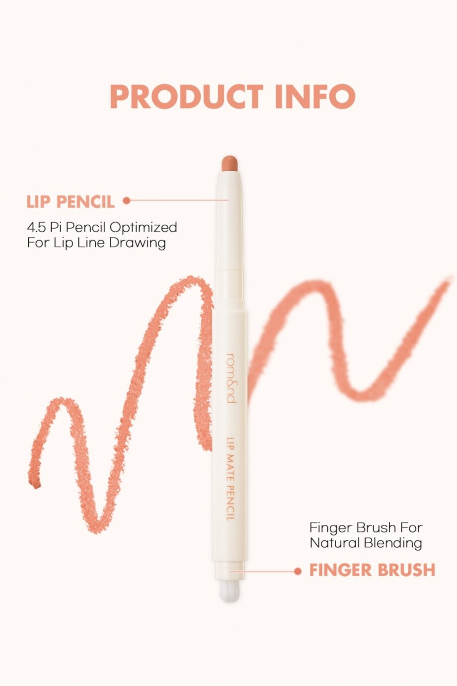 [rom&nd] Lip Mate Pencil