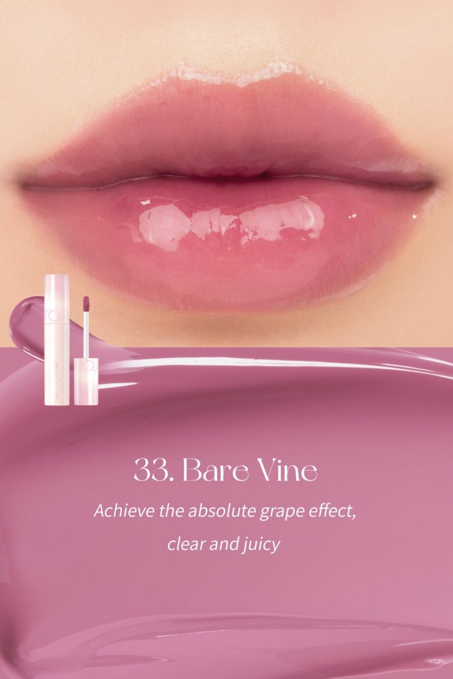 [rom&nd] Juicy Lasting Tint Bare Series [#31~33]