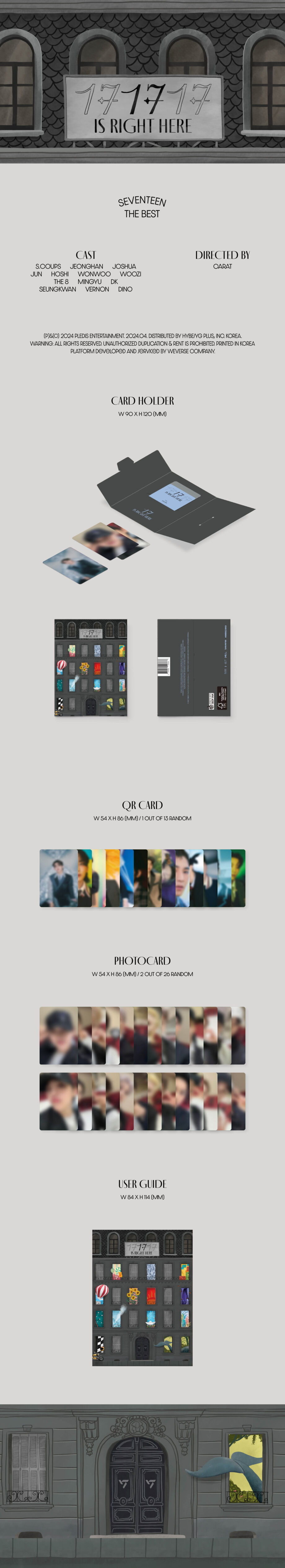 SEVENTEEN - BEST ALBUM [17 IS RIGHT HERE] (Weverse Ver.)
