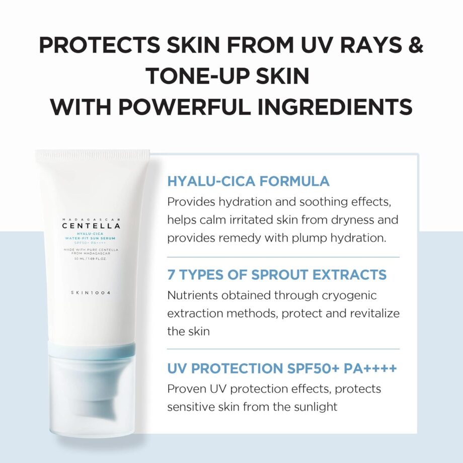[SKIN1004] Madagascar Centella Hyalu-Cica Water-Fit Sun Serum