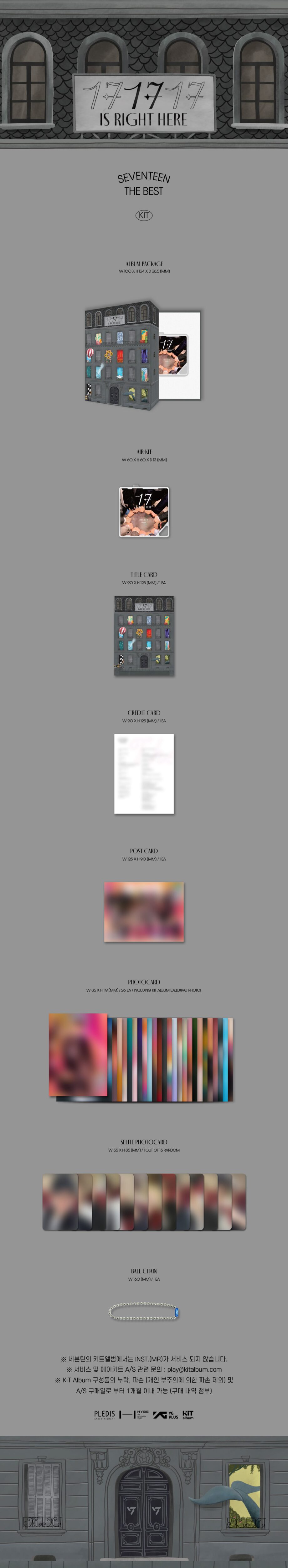 SEVENTEEN - BEST ALBUM [17 IS RIGHT HERE] (KiT Ver.)(battery included)