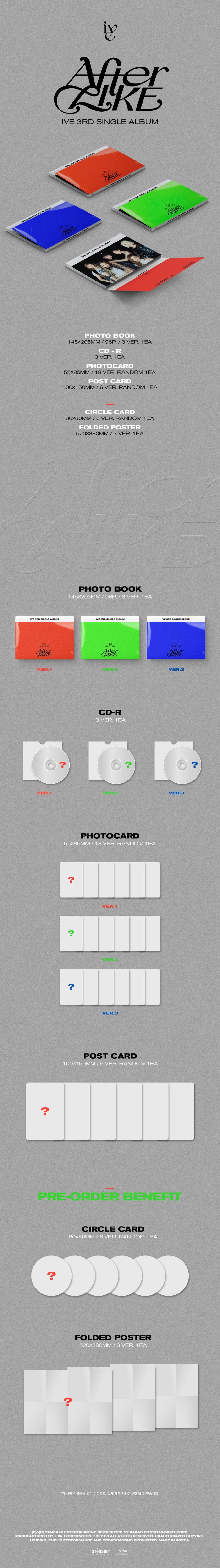 IVE - 3rd SINGLE ALBUM [After Like] (PHOTO BOOK VER.)