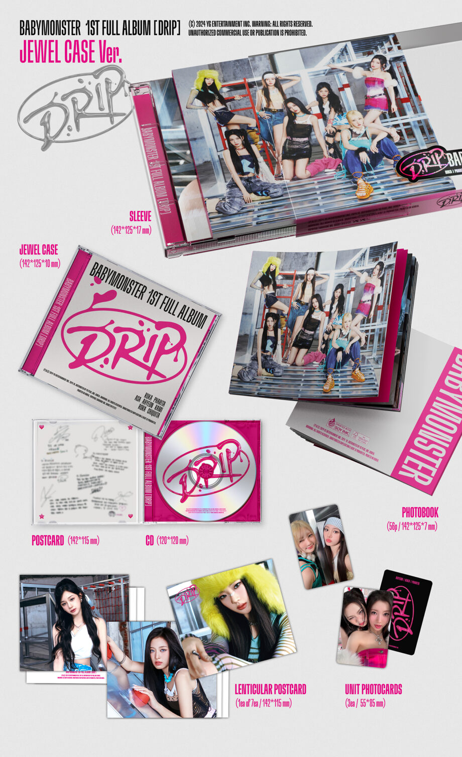 BABYMONSTER - 1st Full Album [DRIP] (Jewel Ver.)