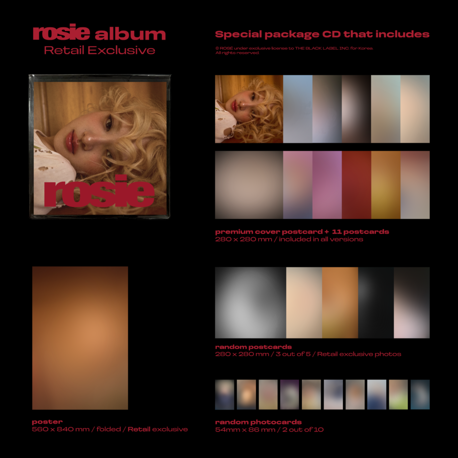 ROSÉ (BLACKPINK) - 1st Studio Album [rosie]