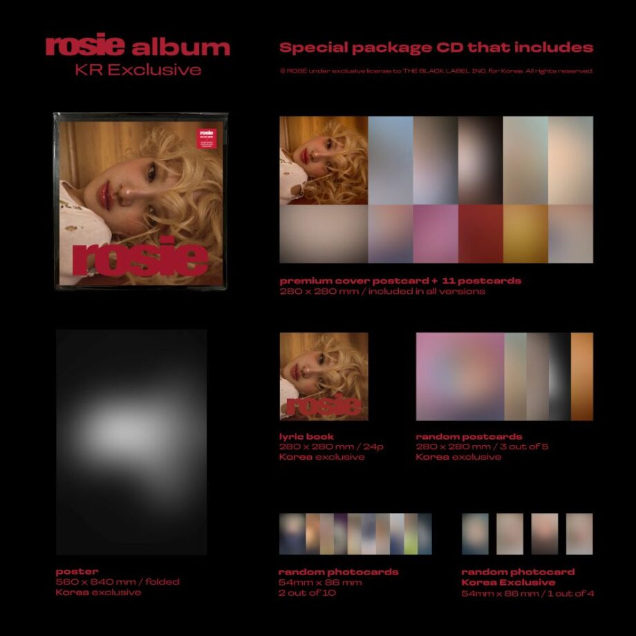 ROSÉ (BLACKPINK) - 1st Studio Album [rosie]