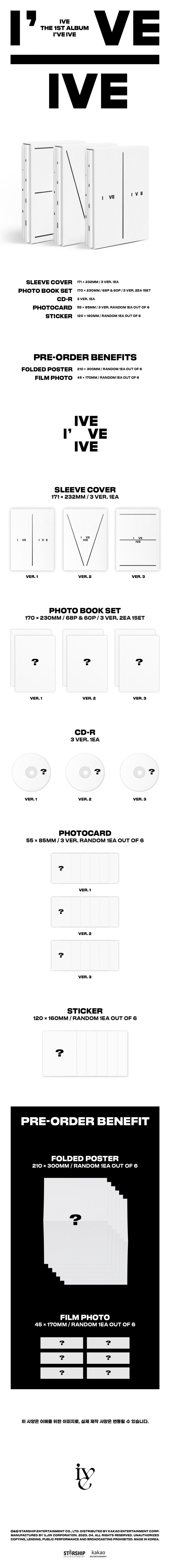 IVE - 1st Album [I've IVE]