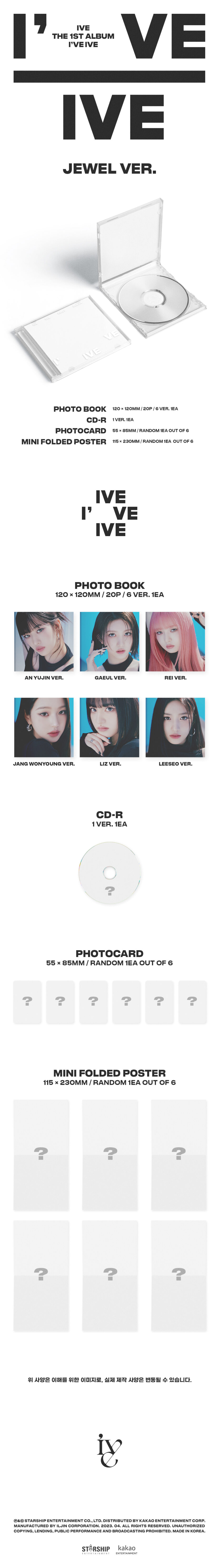 IVE - 1st Album [I've IVE] (Jewel Ver.)