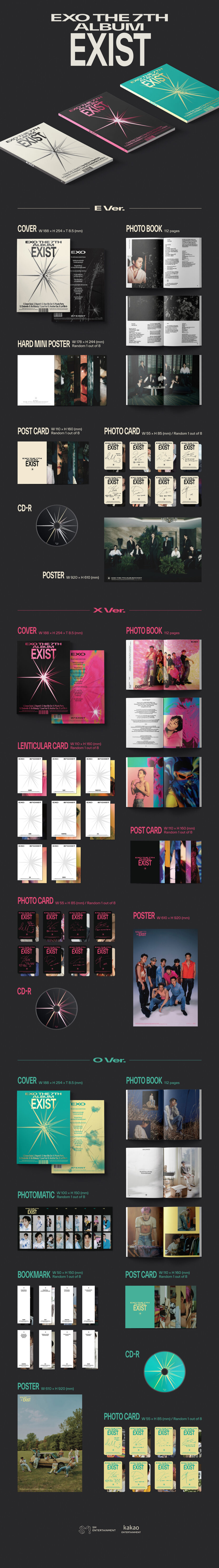 EXO - 7TH ALBUM [EXIST] (Photobook Ver.)