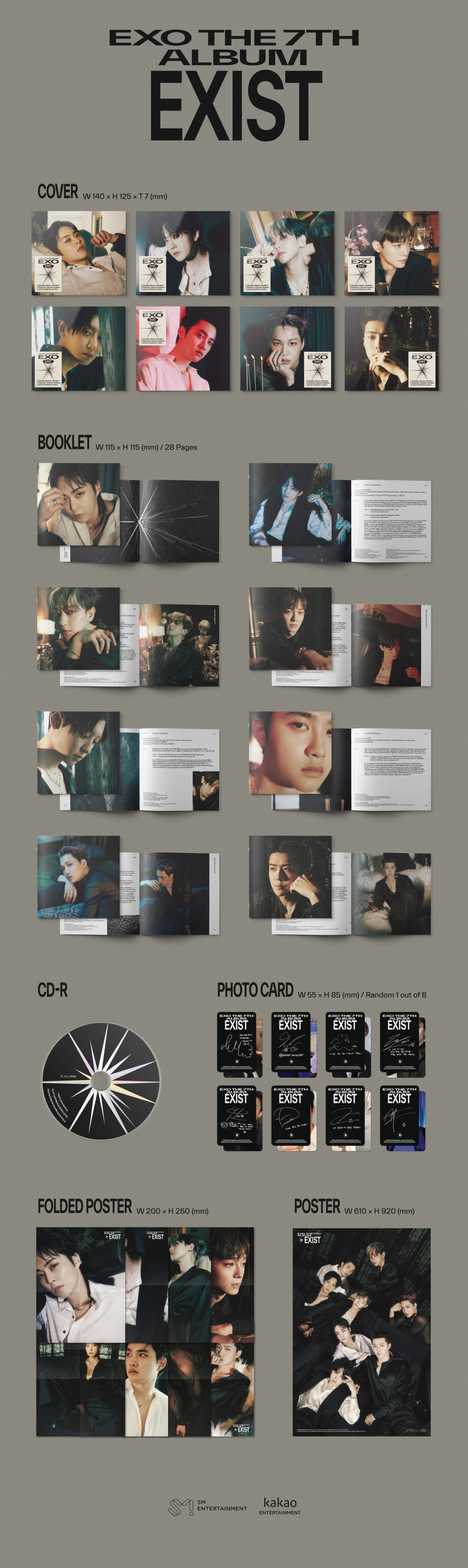 EXO - 7TH ALBUM [EXIST] (Digipack Ver.)