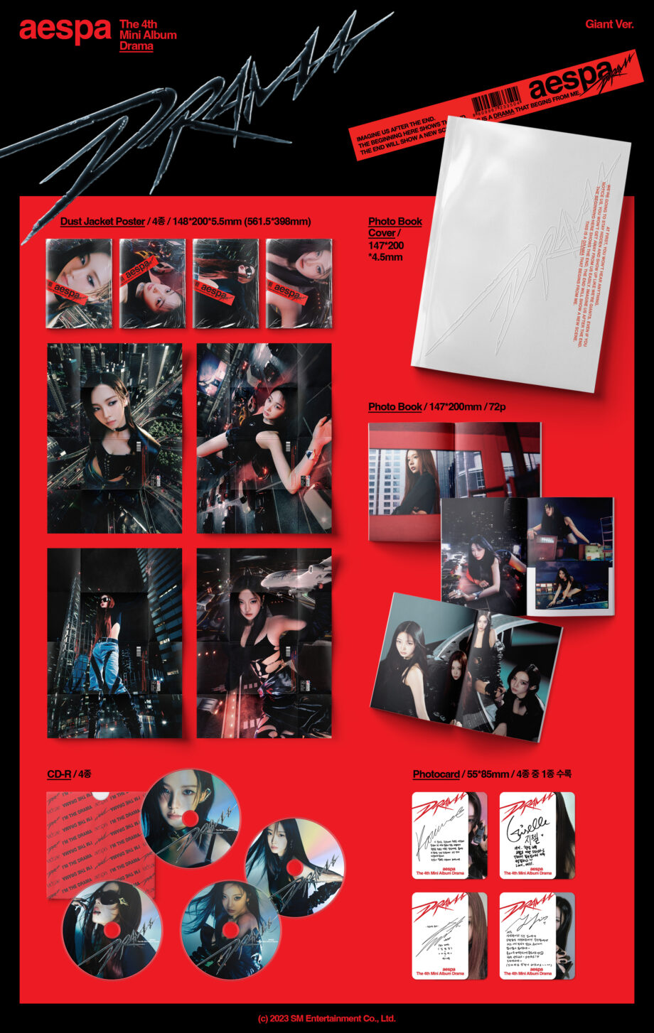 aespa - 4th Mini Album [Drama] (Giant Ver.)