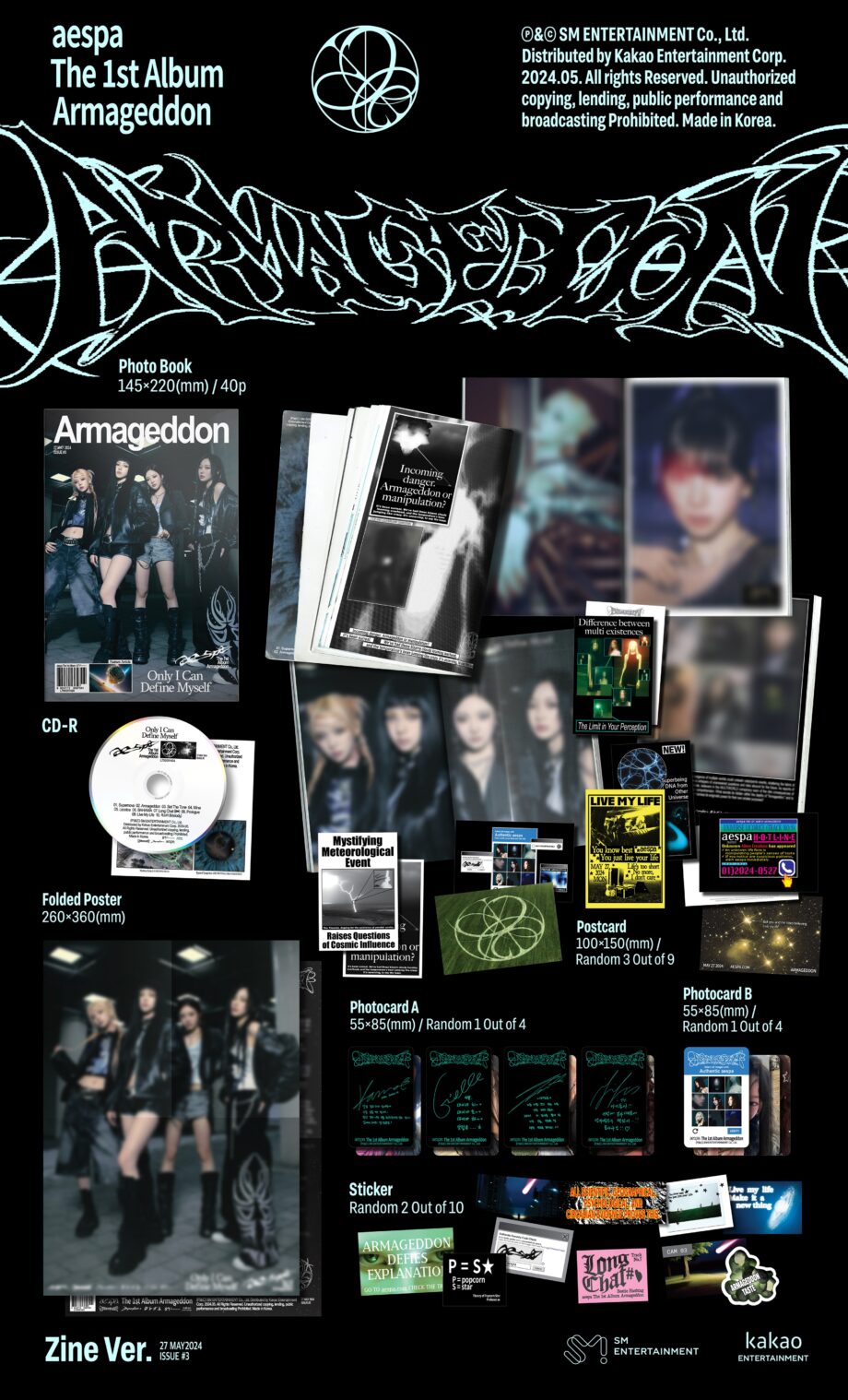 aespa - 1ST FULL ALBUM [Armageddon] (Zine Ver.)