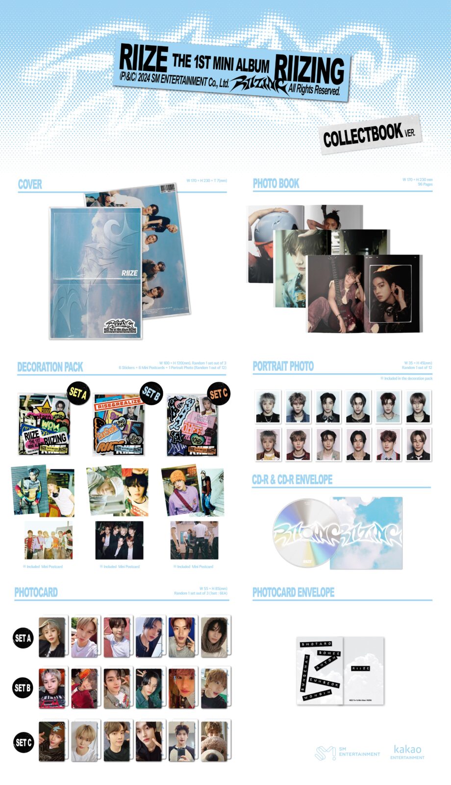 RIIZE - 1st Mini Album [RIIZING] (Collect Book Ver.)