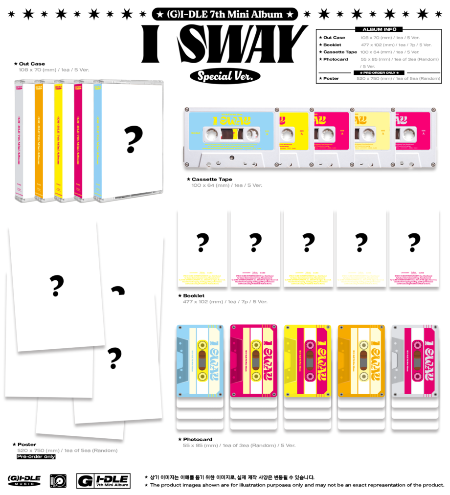 (G)I-DLE - 7th Mini Album [I SWAY] (Special Ver.)