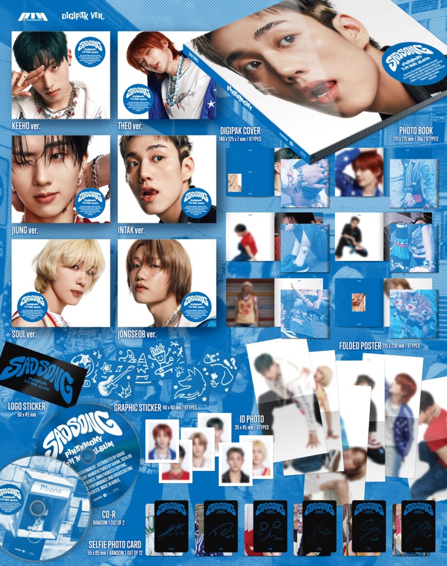 P1Harmony - 7th Mini Album [SAD SONG] (Digipack Ver.)