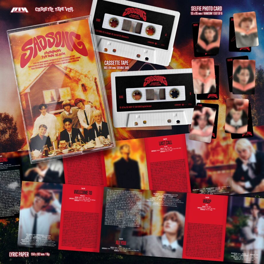 P1Harmony - 7th Mini Album [SAD SONG] (Cassette Tape Ver.)