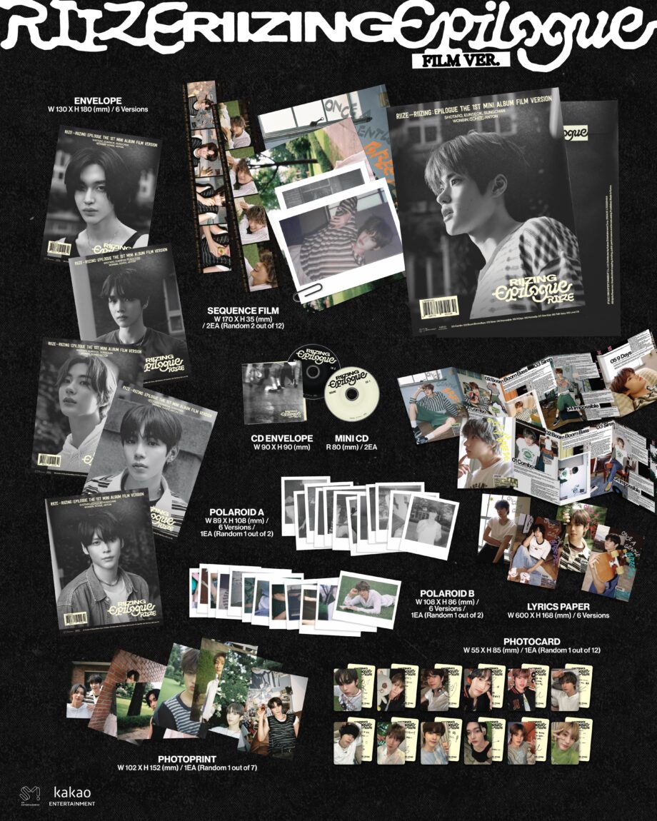 RIIZE 1st Mini Album 'RIIZING: Epilogue' (Film Ver.)