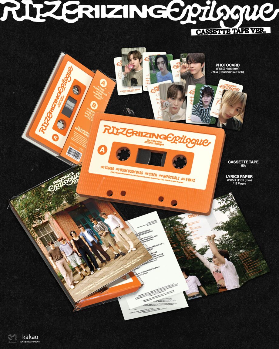 RIIZE - 1st Mini Album [RIIZING : Epilogue] (Cassette Tape Ver.)