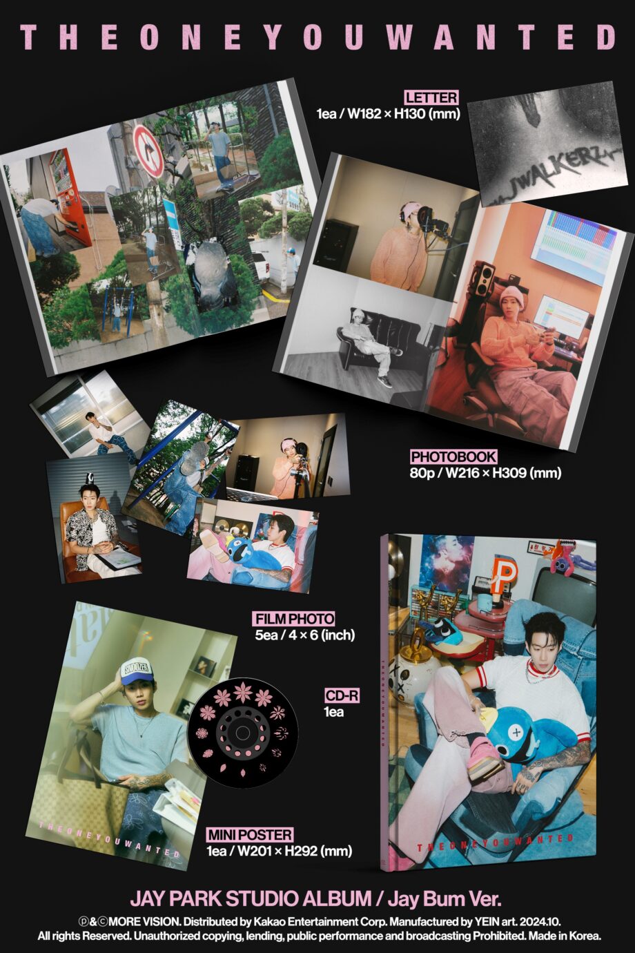 Jay Park - 6th Full Album [THE ONE YOU WANTED] (Jay Bum Ver.)