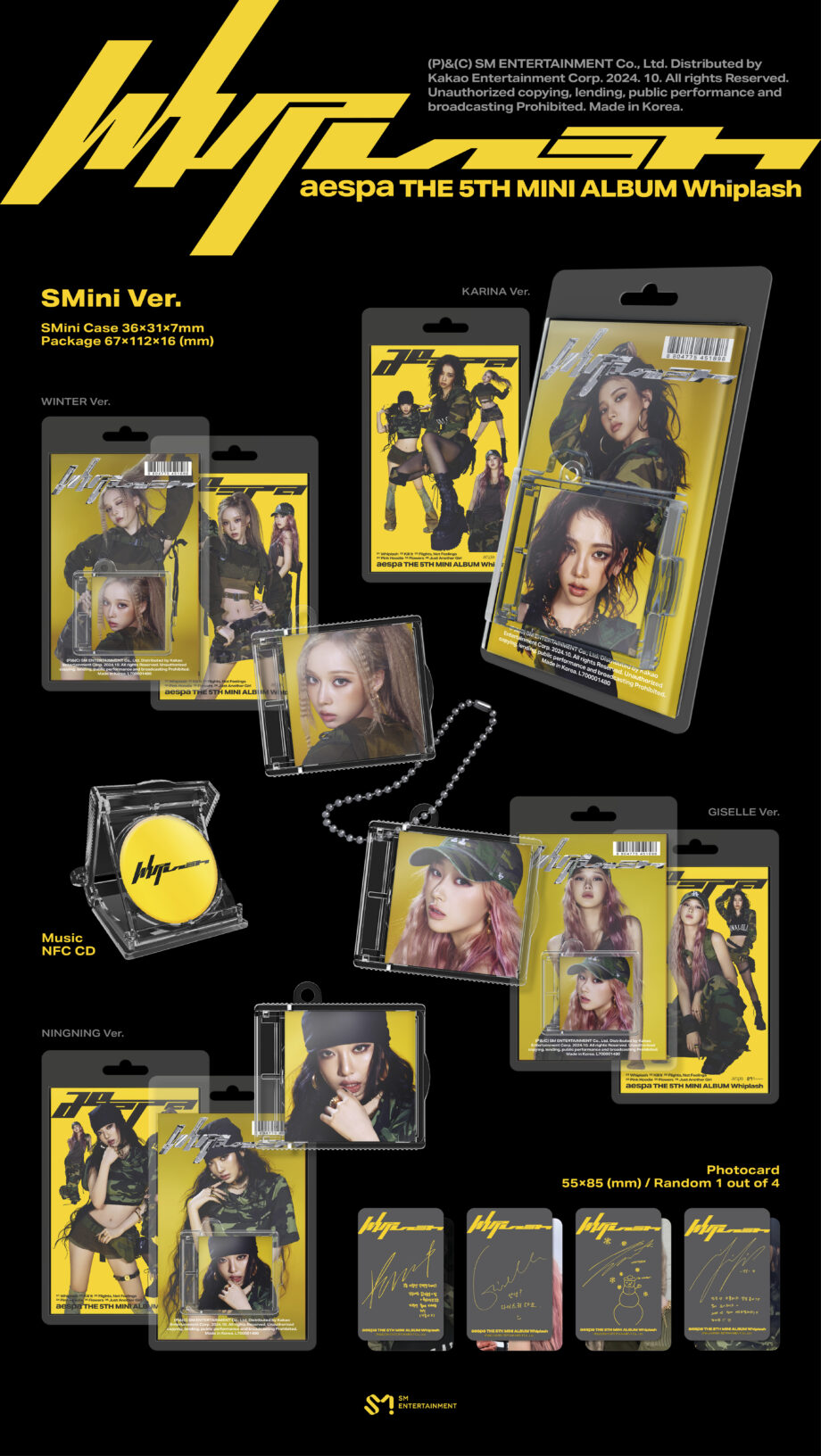 aespa - 5th Mini Album [Whiplash] (SMini Ver.)