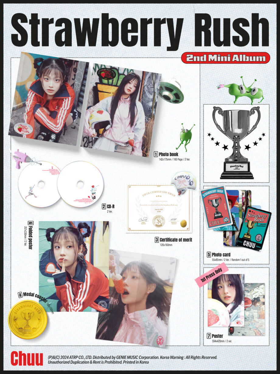 CHUU - 2ND MINI ALBUM [Strawberry Rush]