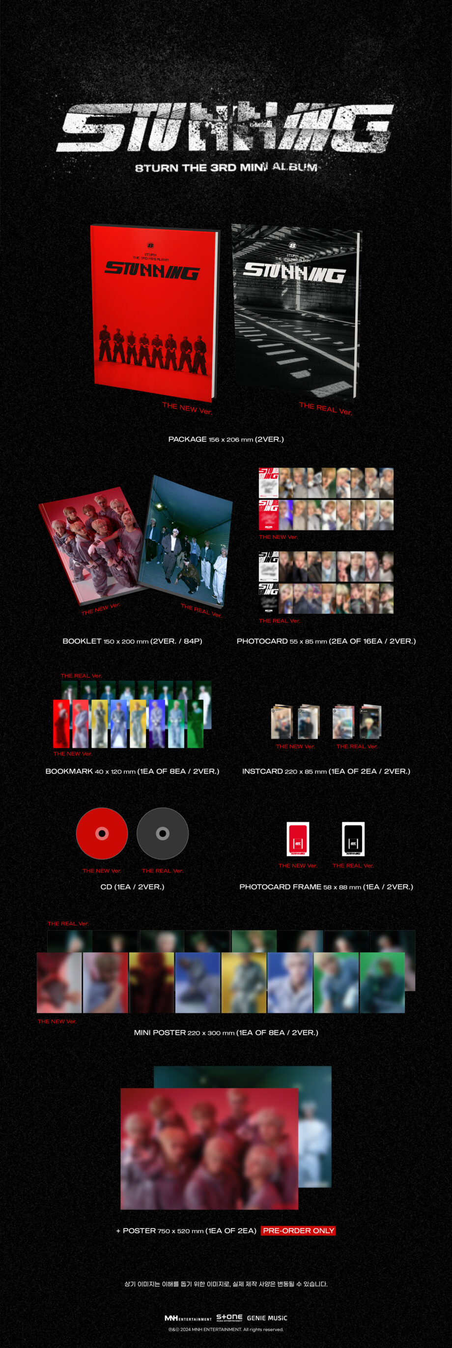 8TURN - 3RD MINI ALBUM [STUNNING]