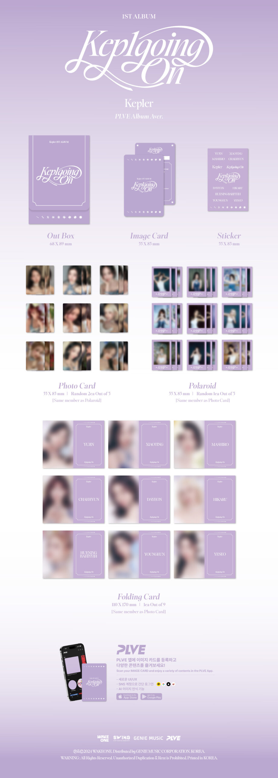 Kep1er -1ST FULL ALBUM [Kep1going On] (PLVE Ver.)