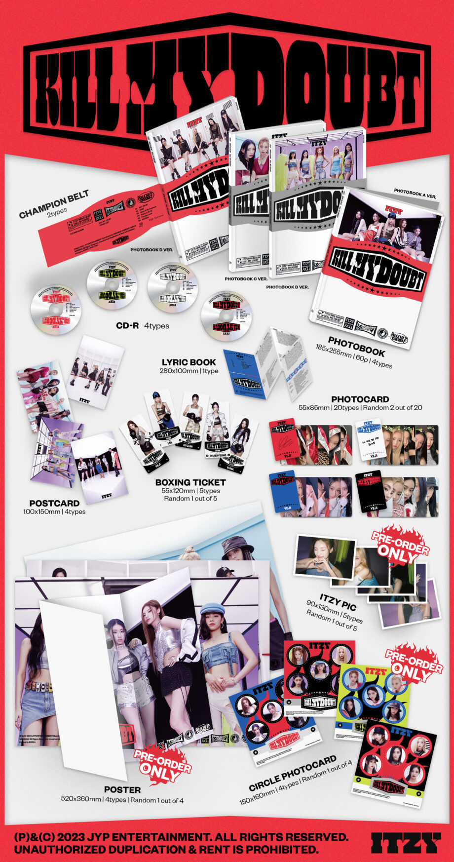 ITZY - 7TH MINI ALBUM [KILL MY DOUBT] (STANDARD)