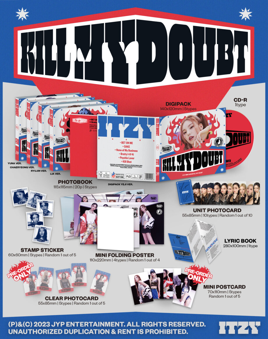 ITZY - 7TH MINI ALBUM [KILL MY DOUBT] (DIGIPACK)