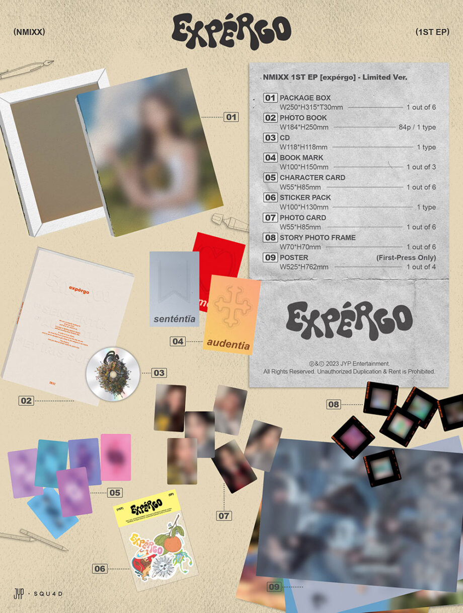 NMIXX - 1ST MINI ALBUM [expérgo] (Limited Ver.) (BAE Ver.)