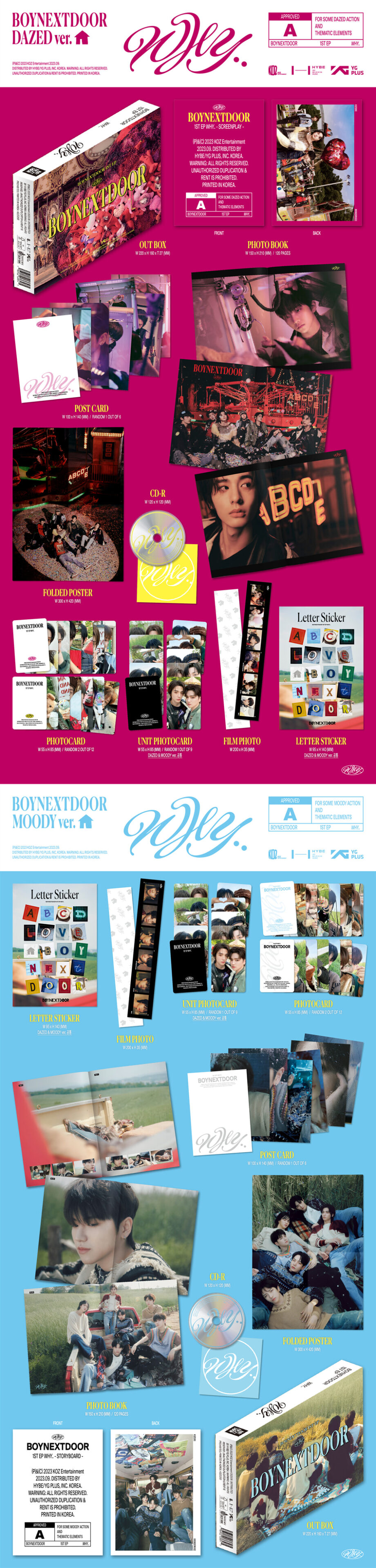 BOYNEXTDOOR - 1ST MINI ALBUM [WHY..]