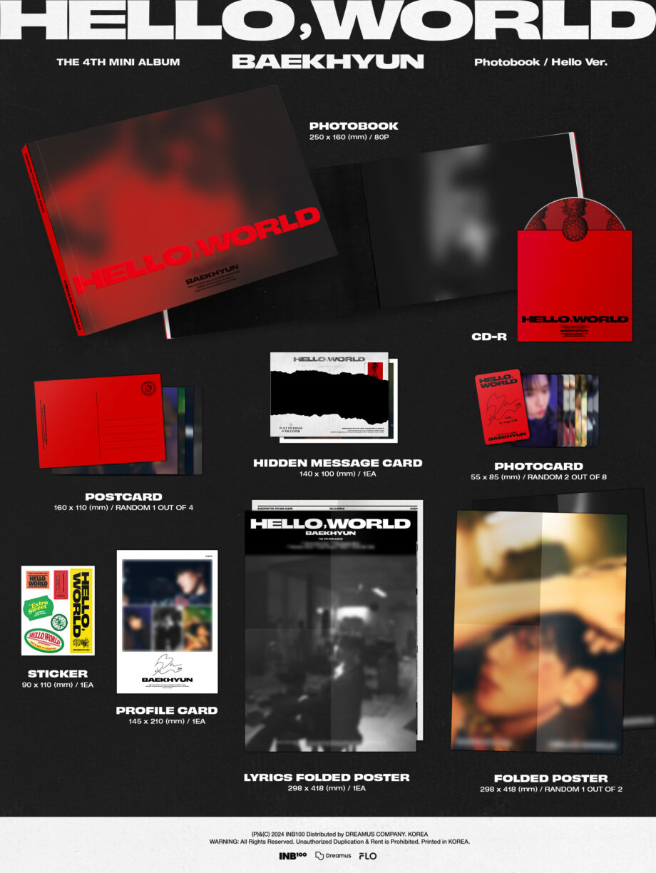 BAEKHYUN (EXO) - 4th Mini Album [Hello, World] (Photobook Ver.)