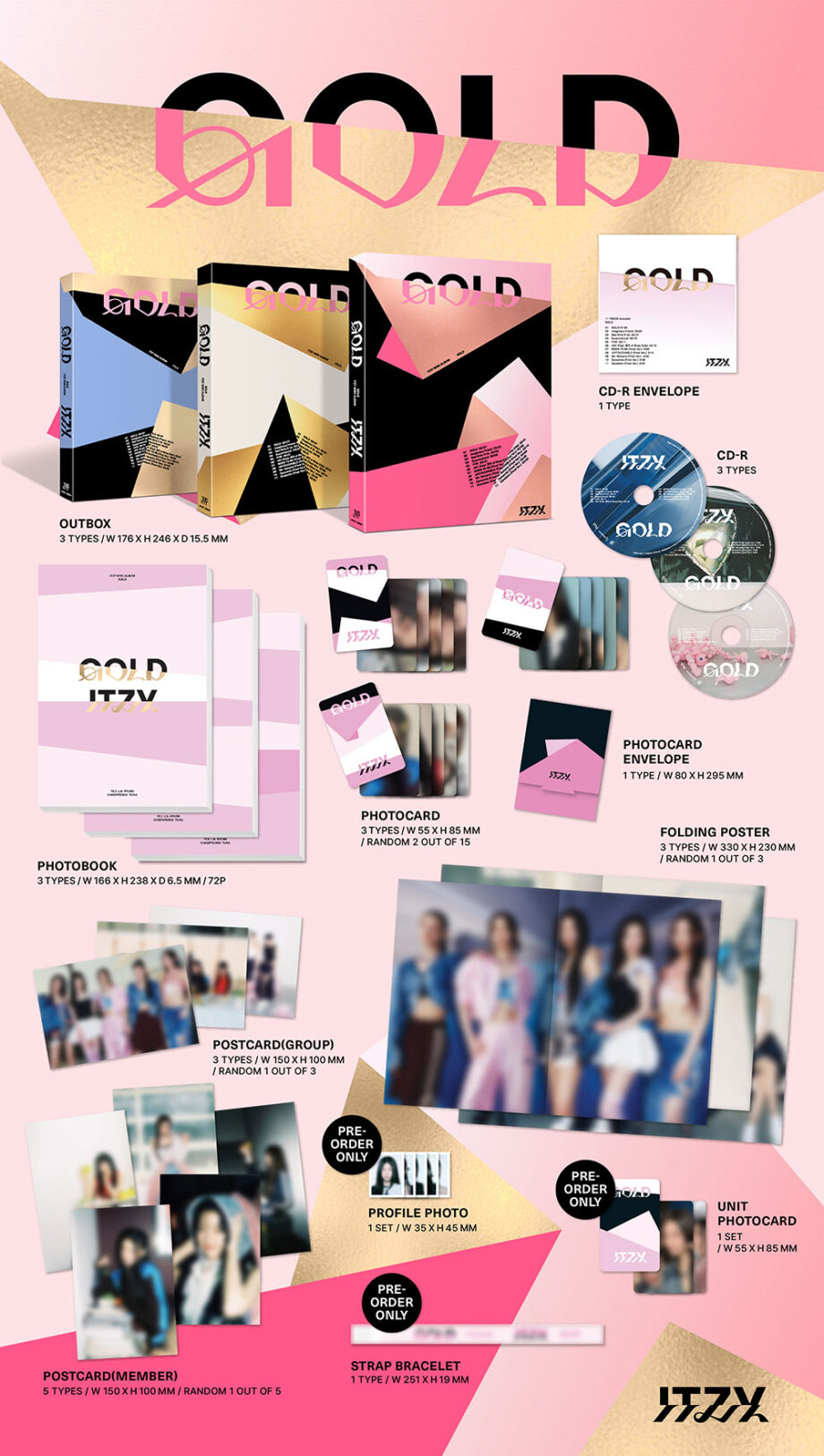 ITZY - 9th Mini Album [GOLD]