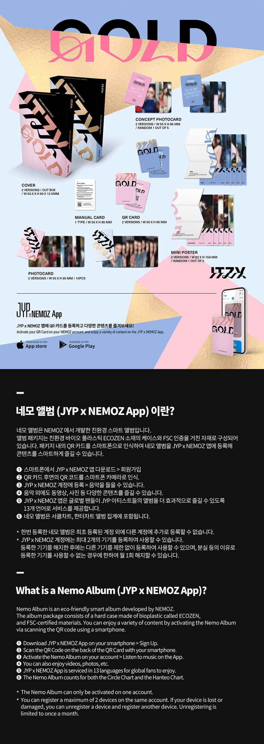 ITZY - 9th Mini Album [GOLD] (NEMO Ver.)