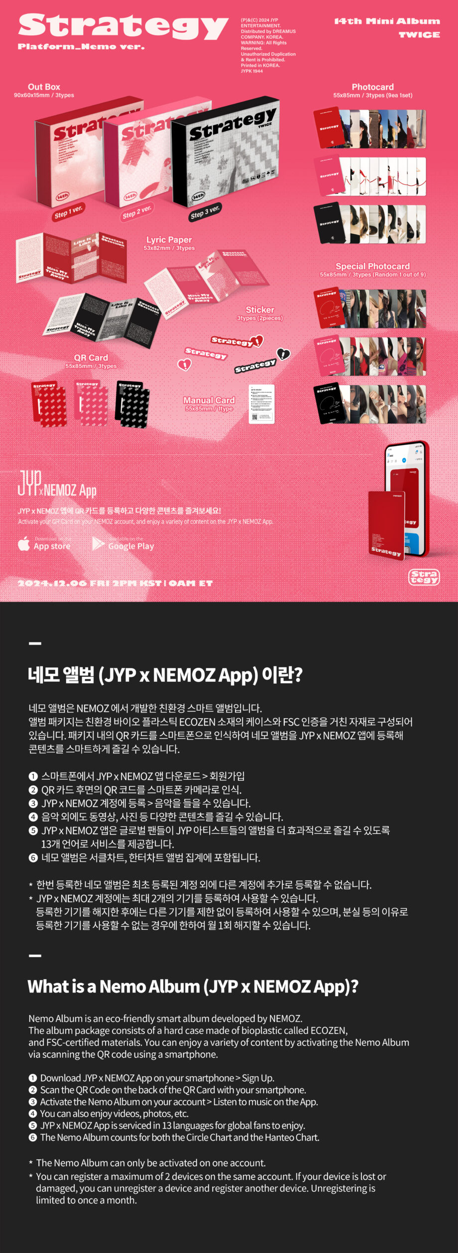 TWICE - 14th Mini Album [STRATEGY] (Platform_Nemo ver)