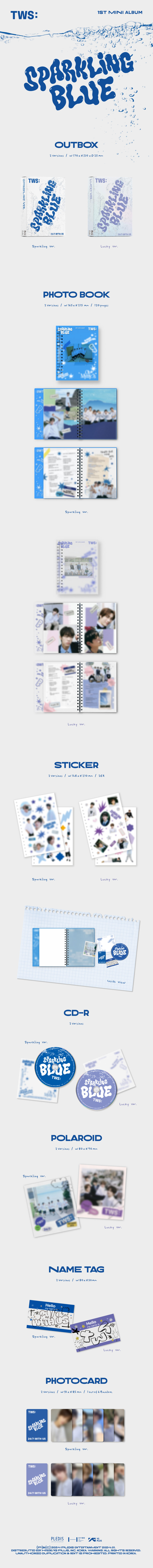 TWS - 1ST MINI ALBUM [Sparkling Blue]