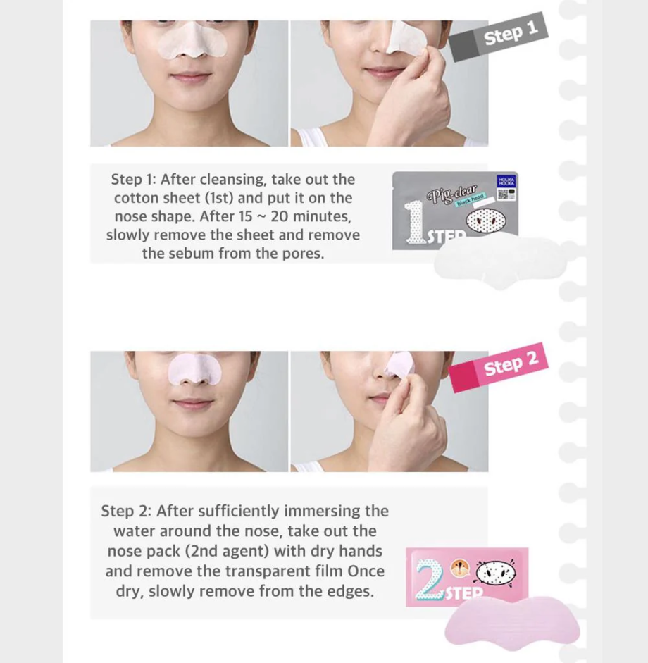 [Holika Holika] Pig-Clear Black Head 3 steps kit