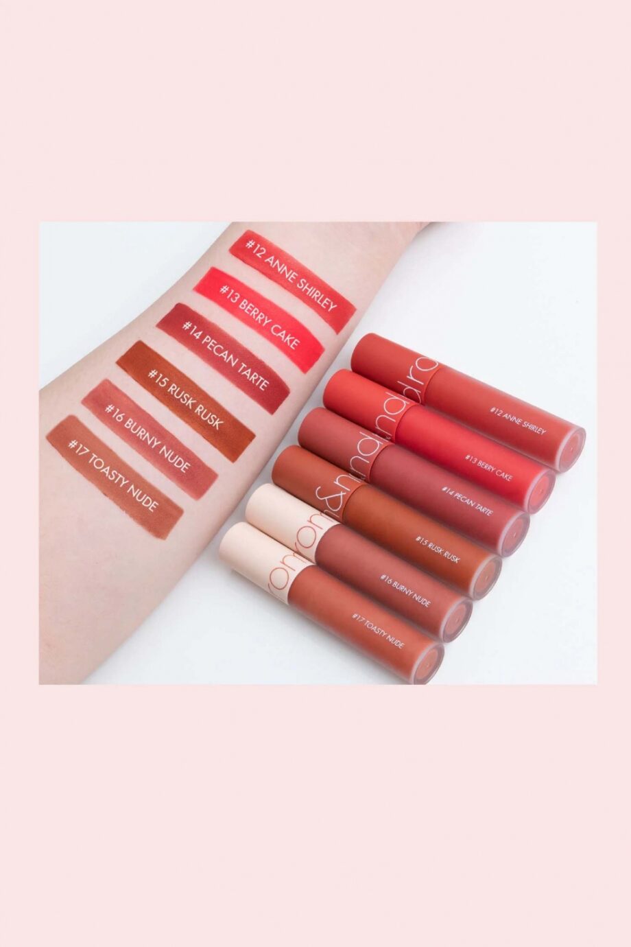 [rom&nd] Zero Velvet Tint Nude&Baked Velvet [#12~17]