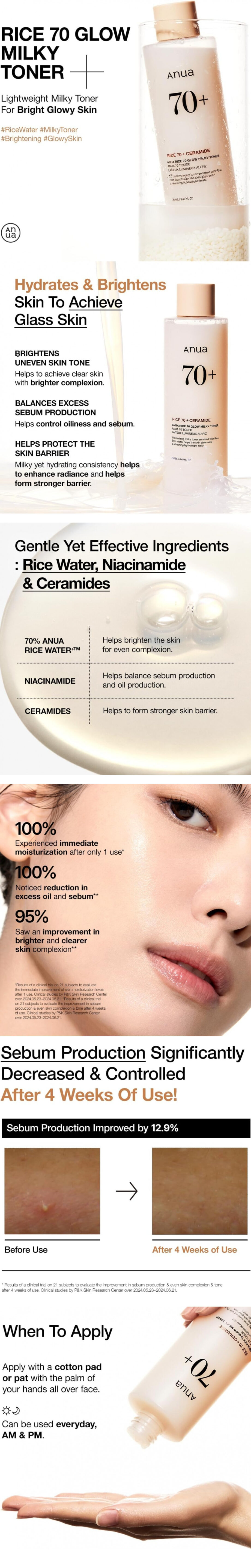 [Anua] Rice Milky Toner 250ml