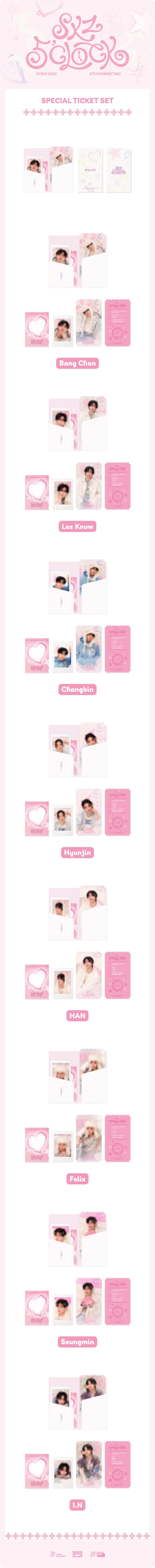 Stray Kids - Stray Kids 5th Fanmeeting [SKZ 5'CLOCK] (SPECIAL TICKET SET)