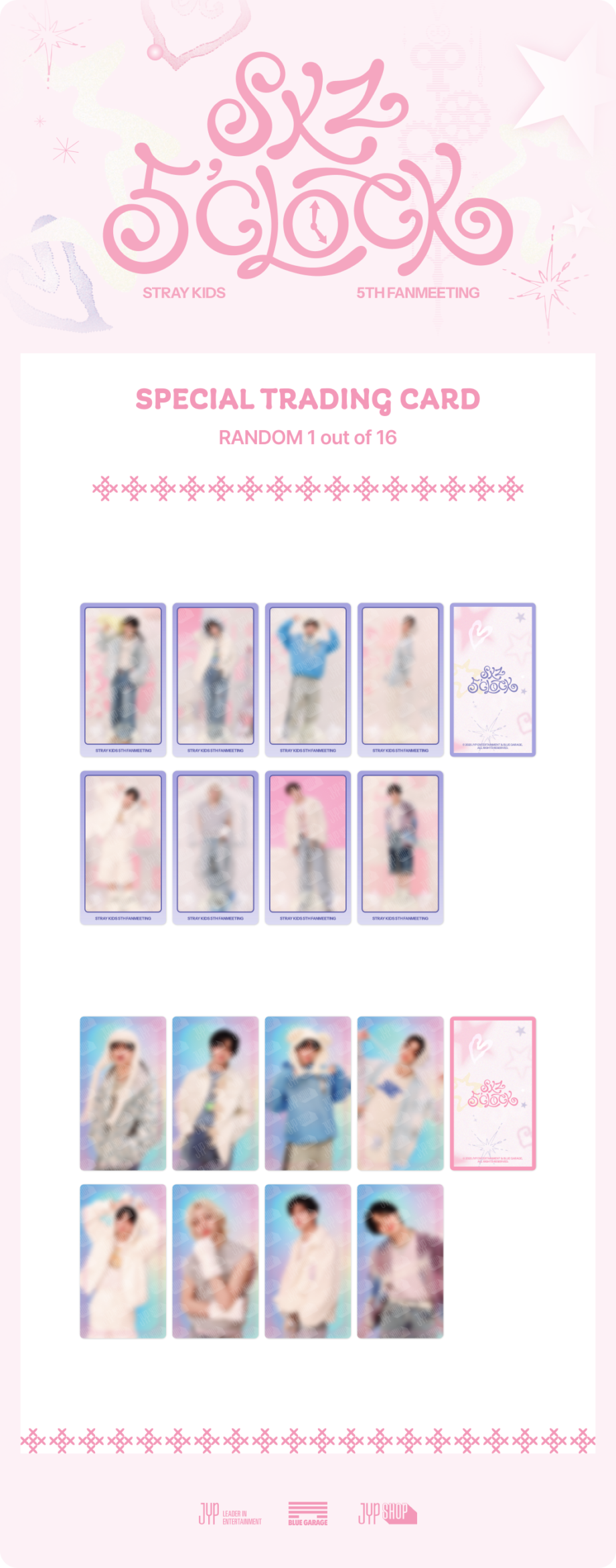 [PRE-ORDER] Stray Kids - Stray Kids 5th Fanmeeting [SKZ 5'CLOCK] (SPECIAL TRADING CARD) Cut-Off Date: 29.May.2025