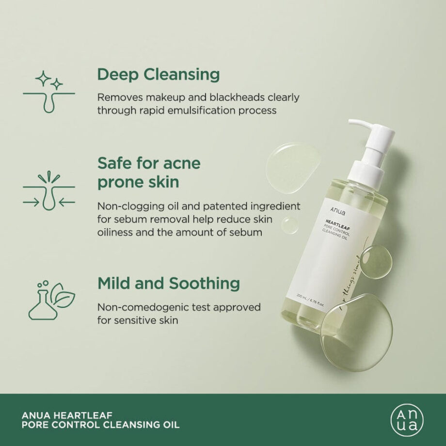 [Anua] Heartleaf Cleansing Oil 200ml