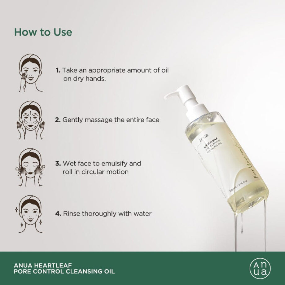 [Anua] Heartleaf Cleansing Oil 200ml