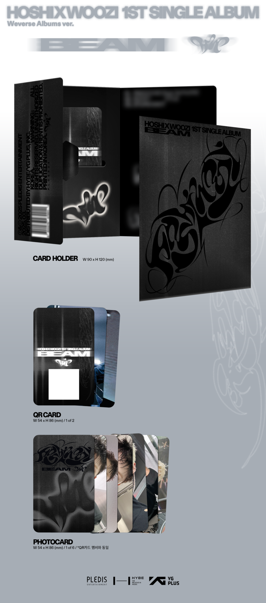 HOSHI X WOOZI - 1st Single Album [BEAM] (Weverse Albums ver.)