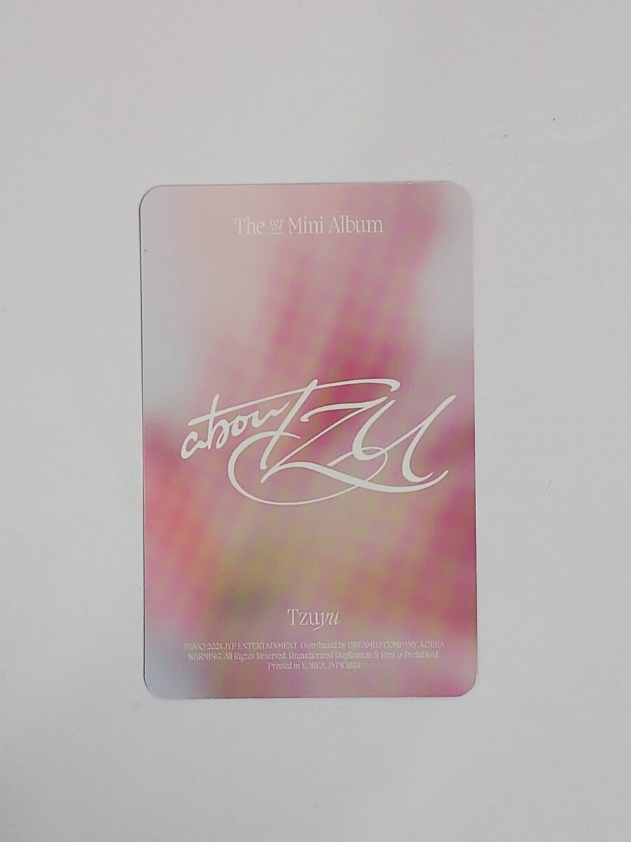 (POB) TZUYU (TWICE) - 1ST MINI ALBUM [abouTZU]