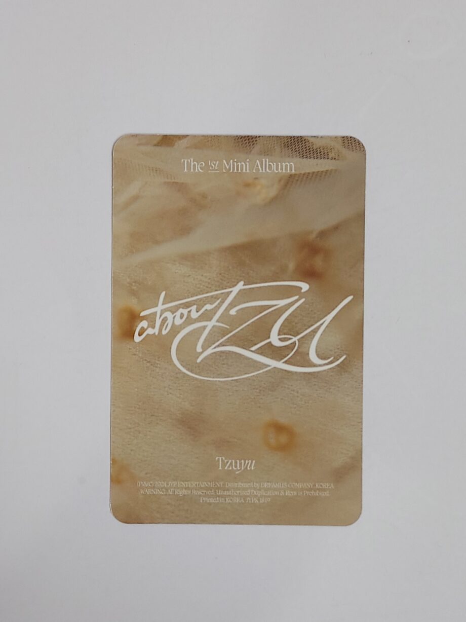 (POB) TZUYU (TWICE) - 1ST MINI ALBUM [abouTZU]