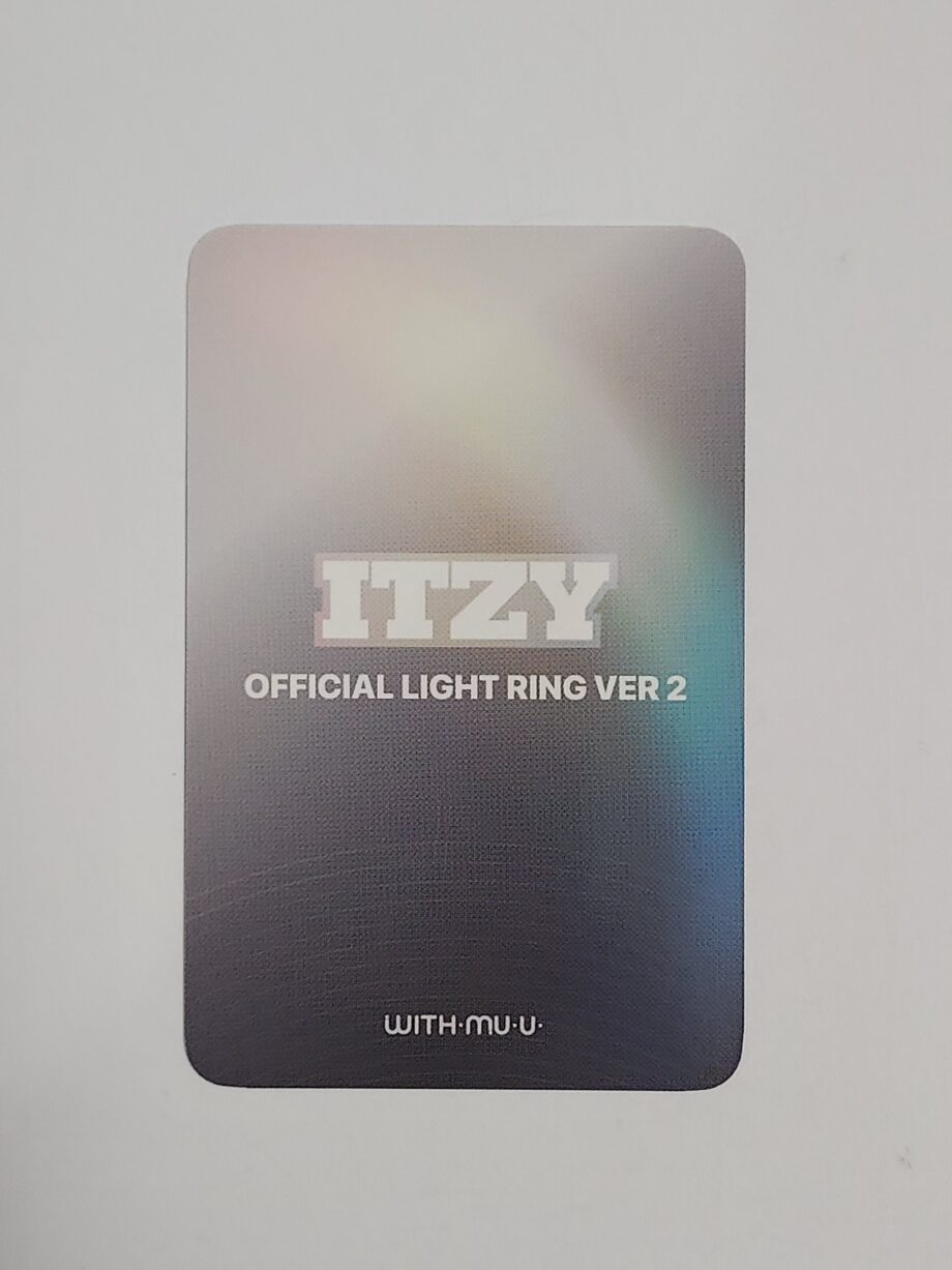 (WithMuu POB) ITZY - ITZY LIGHT RING VER. 2