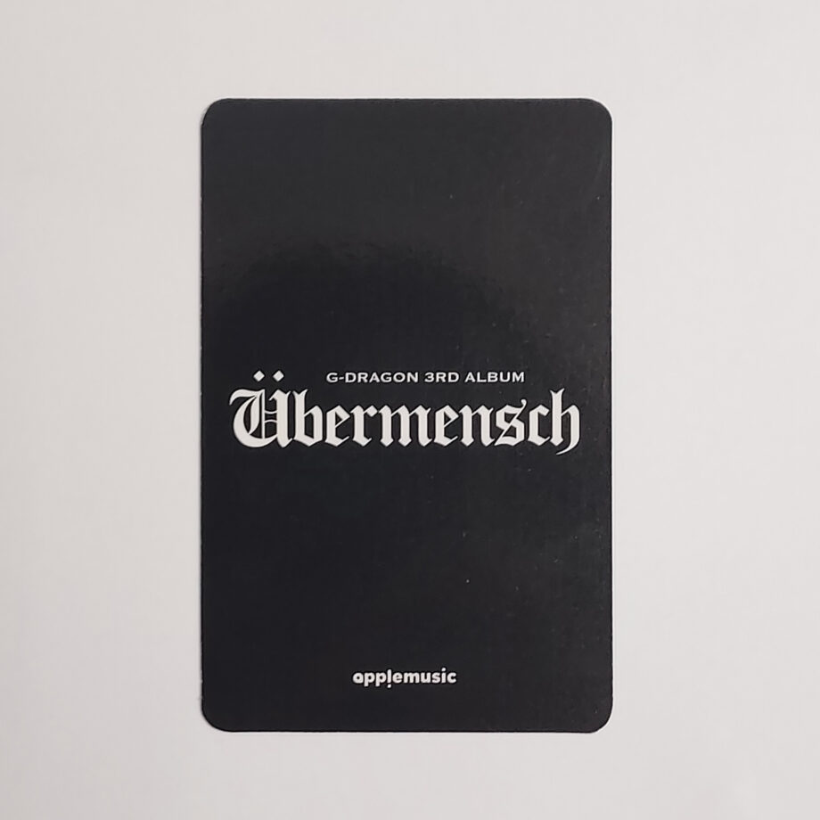 (Applemusic POB) G-DRAGON - 3rd mini album [Übermensch]