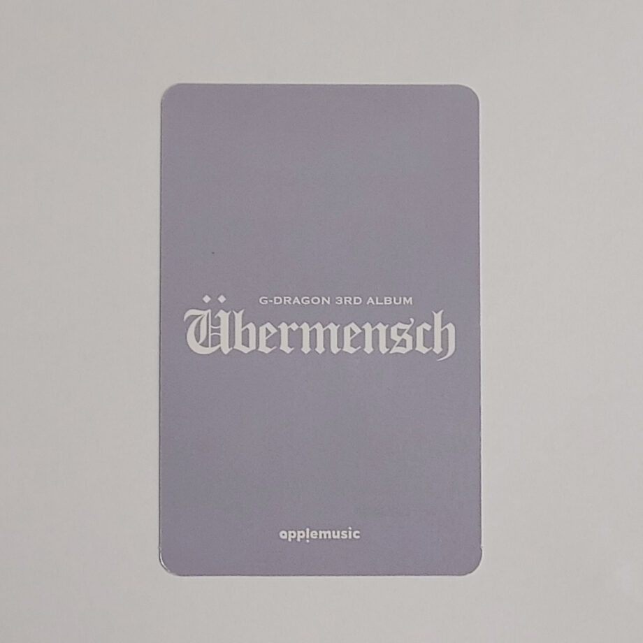 (Applemusic POB) G-DRAGON - 3rd mini album [Übermensch]