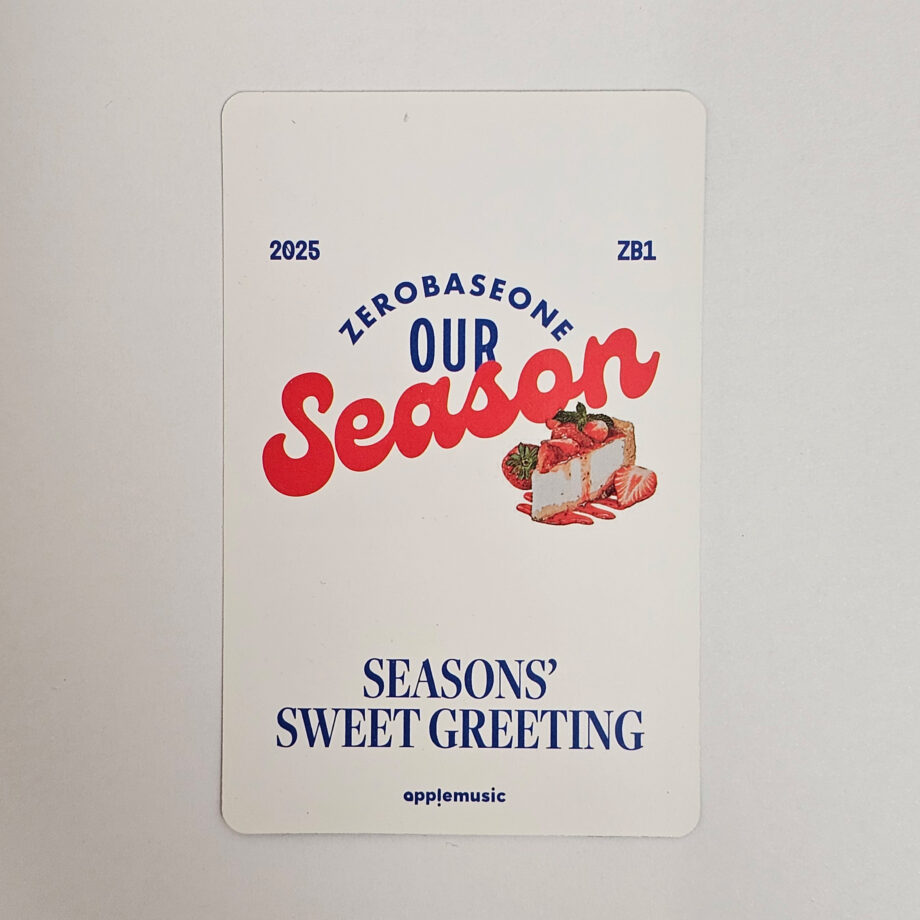 (Applemusic POB) ZEROBASEONE 2025 SEASON'S GREETINGS