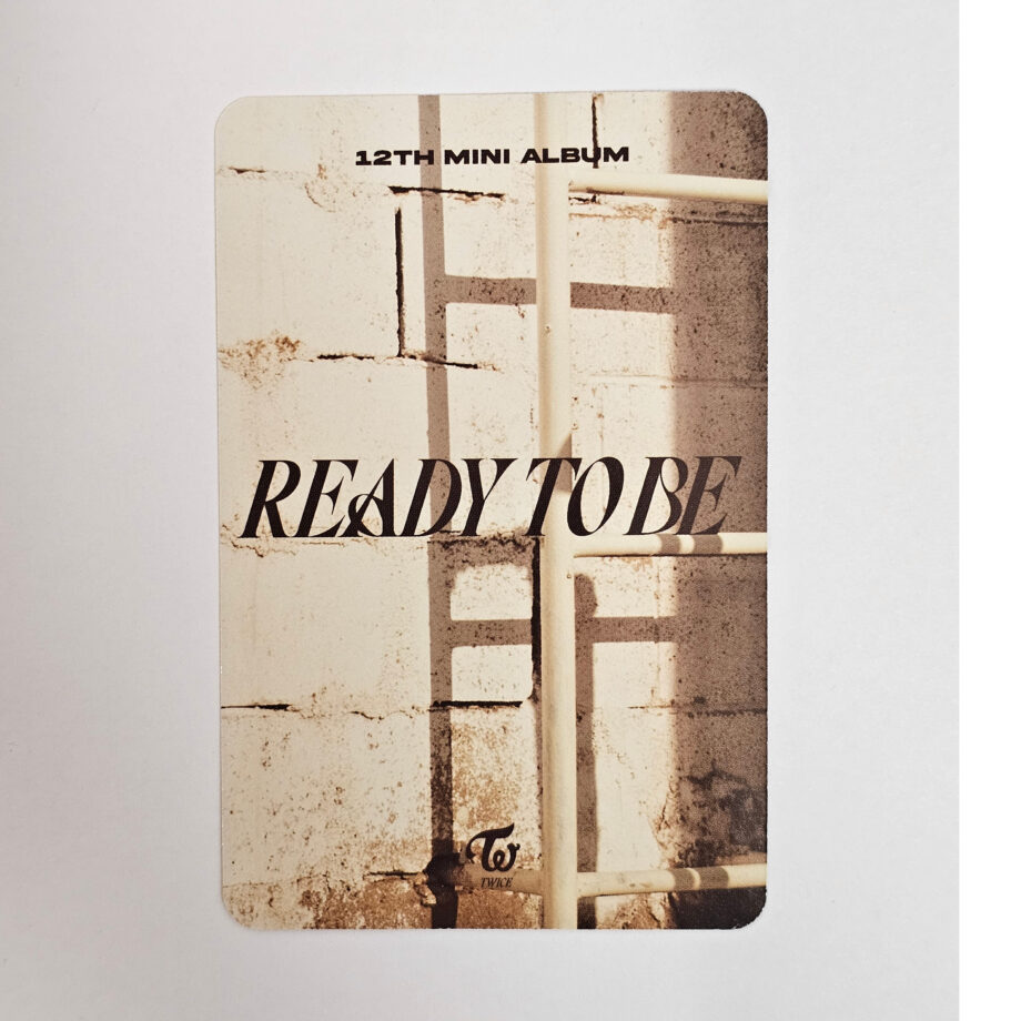 (POB) TWICE - 12TH MINI ALBUM [READY TO BE]